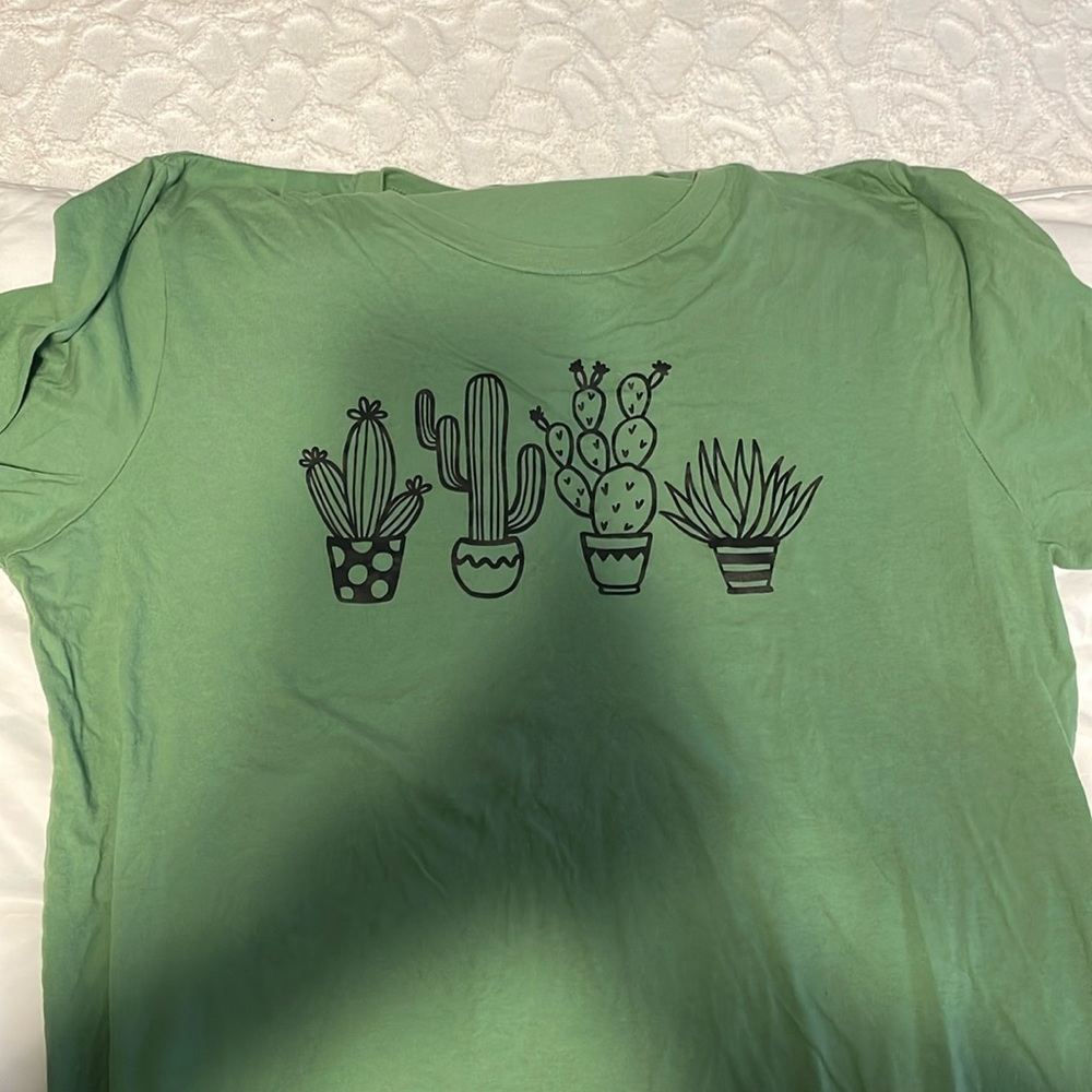 Green cactus shirt